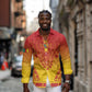 Personalized Afro Cameroon Long Sleeve Button Shirt African Dashiki Style - African Pride
