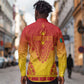 Personalized Afro Cameroon Long Sleeve Button Shirt African Dashiki Style - African Pride
