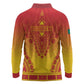 Personalized Afro Cameroon Long Sleeve Polo Shirt African Dashiki Style - African Pride