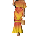 Personalized Afro Cameroon Mermaid Dress African Dashiki Style - African Pride