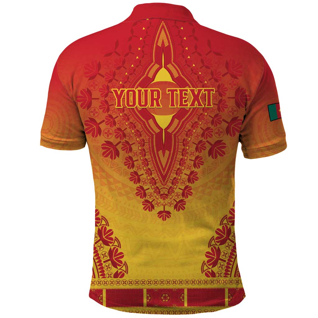 Personalized Afro Cameroon Polo Shirt African Dashiki Style - African Pride