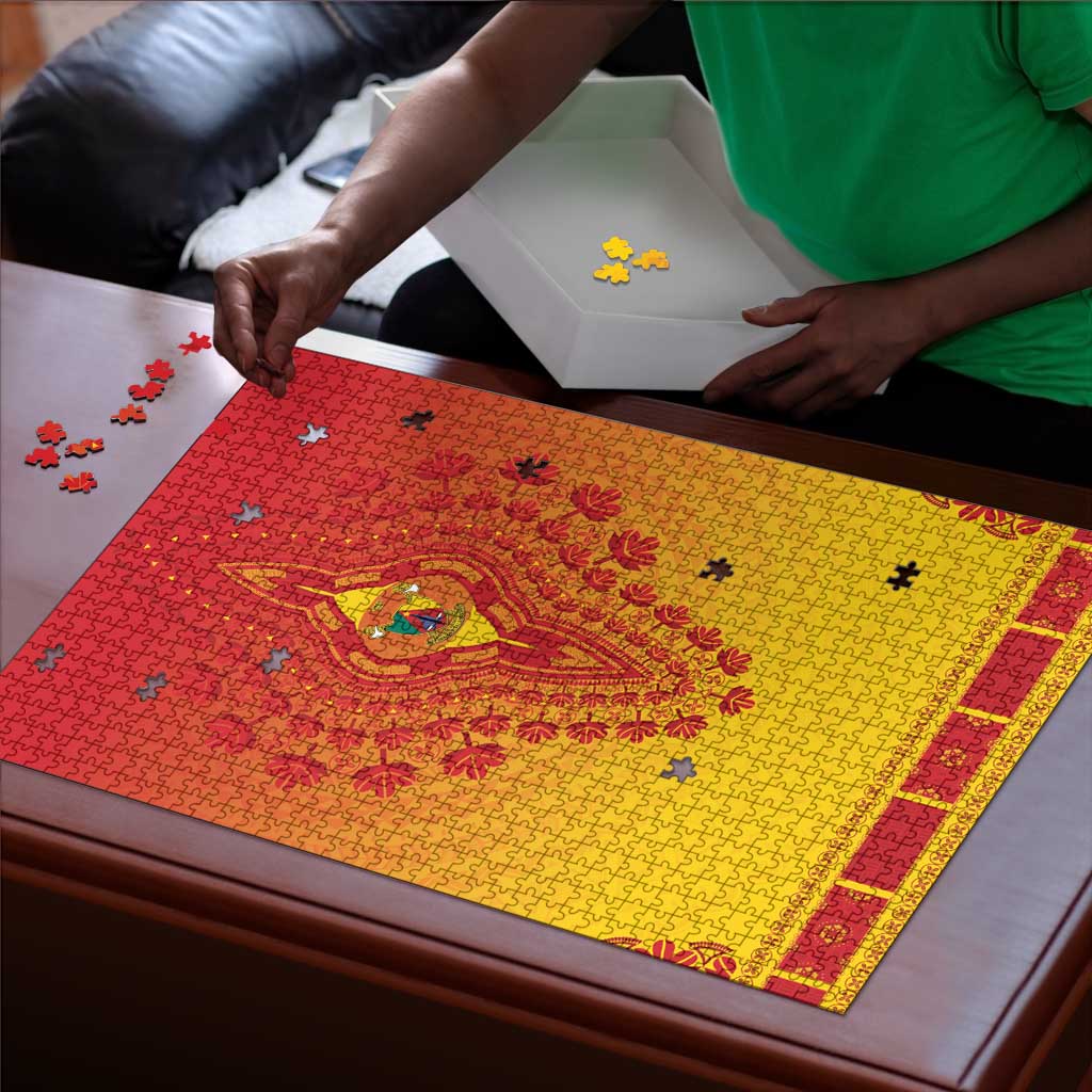 Cameroon African Dashiki Puzzle