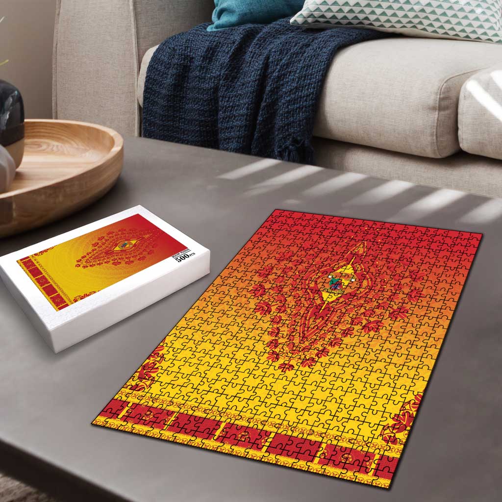 Cameroon African Dashiki Puzzle