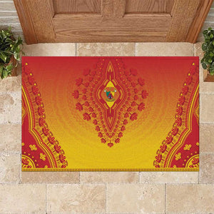 Afro Cameroon Rubber Doormat African Dashiki Style - African Pride