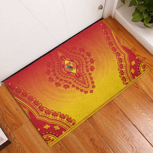 Afro Cameroon Rubber Doormat African Dashiki Style - African Pride