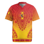 Personalized Afro Cameroon Rugby Jersey African Dashiki Style - African Pride