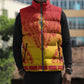 Personalized Cameroon African Dashiki Sleeveless Puffer Jacket