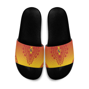 Cameroon African Dashiki Slide Sandals