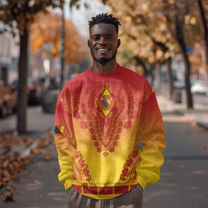 Personalized Afro Cameroon Sweatshirt African Dashiki Style - African Pride