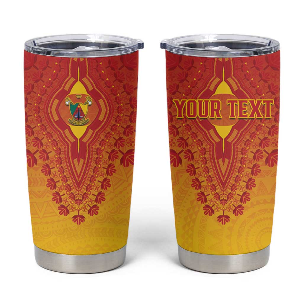 Personalized Afro Cameroon Tumbler Cup African Dashiki Style - African Pride