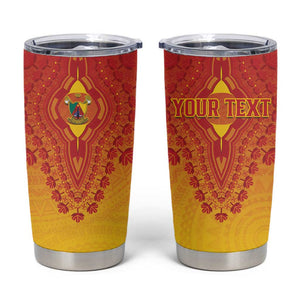 Personalized Afro Cameroon Tumbler Cup African Dashiki Style - African Pride