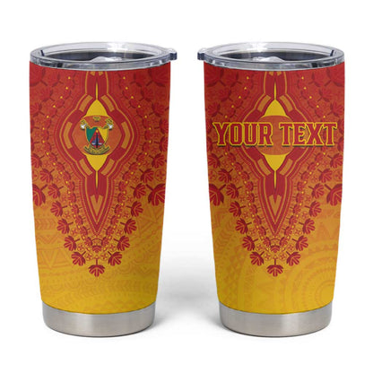 Personalized Afro Cameroon Tumbler Cup African Dashiki Style - African Pride