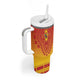 Personalized Afro Cameroon Tumbler With Handle African Dashiki Style - African Pride
