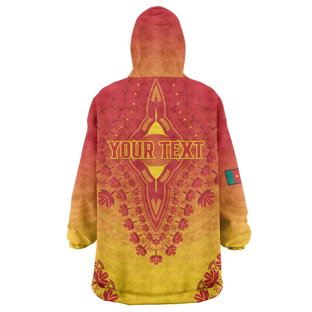 Personalized Afro Cameroon Wearable Blanket Hoodie African Dashiki Style - African Pride