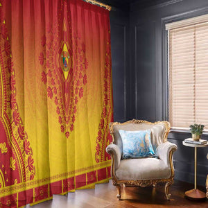 Afro Cameroon Window Curtain African Dashiki Style - African Pride