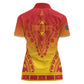 Personalized Afro Cameroon Women Polo Shirt African Dashiki Style - African Pride
