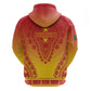 Personalized Afro Cameroon Zip Hoodie African Dashiki Style - African Pride