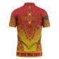 Personalized Cameroon African Dashiki Zipper Polo Shirt