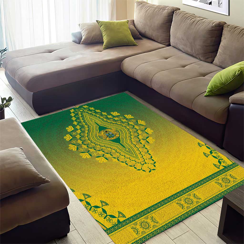 Afro Ghana Area Rug African Dashiki Style - African Pride