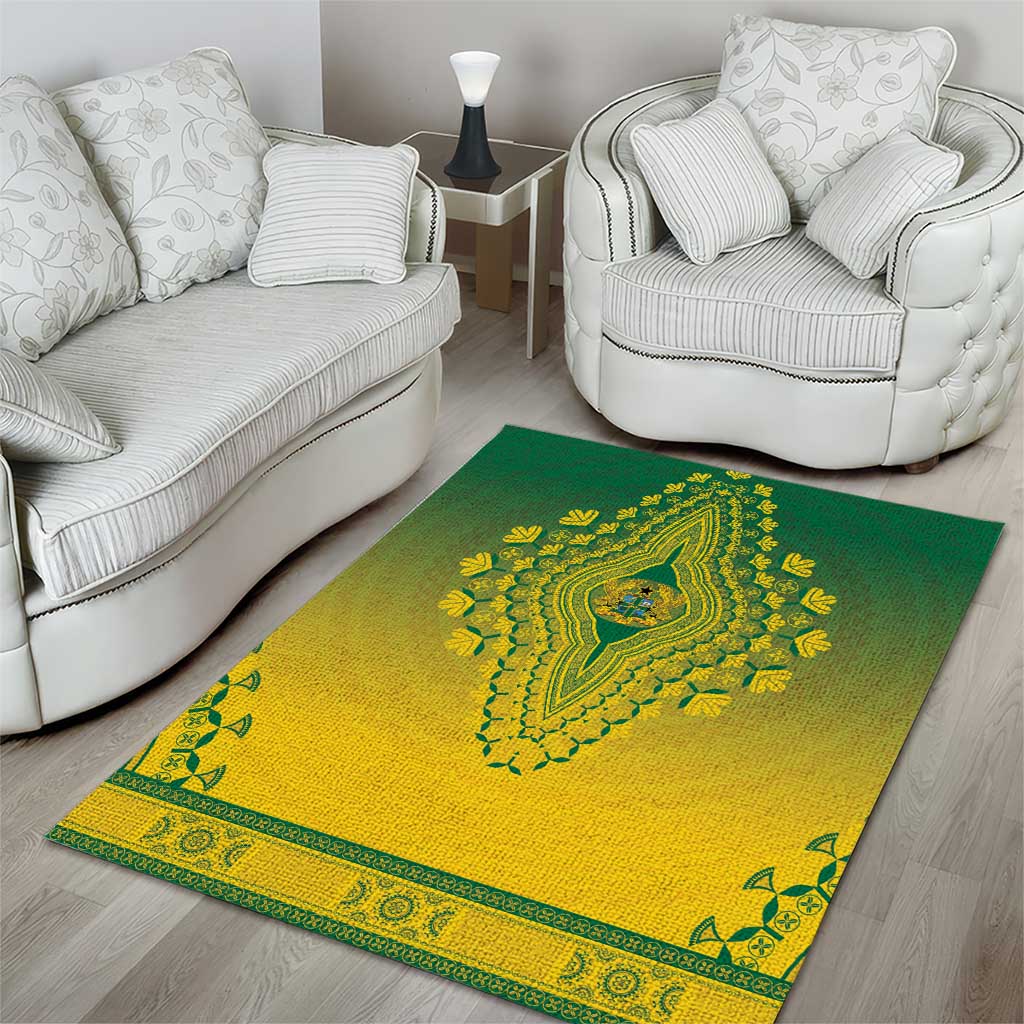 Afro Ghana Area Rug African Dashiki Style - African Pride