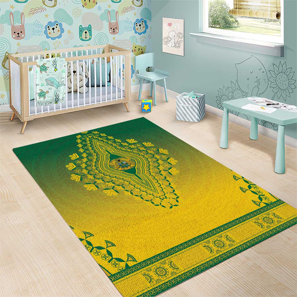 Afro Ghana Area Rug African Dashiki Style - African Pride