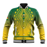 Personalized Afro Ghana Baseball Jacket African Dashiki Style - African Pride