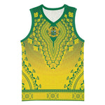 Personalized Afro Ghana Basketball Jersey African Dashiki Style - African Pride