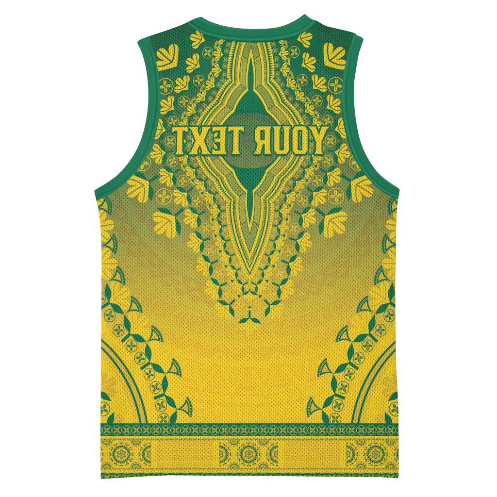 Personalized Afro Ghana Basketball Jersey African Dashiki Style - African Pride