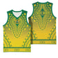 Personalized Afro Ghana Basketball Jersey African Dashiki Style - African Pride