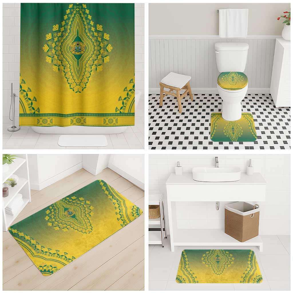 Ghana African Dashiki Bathroom Set