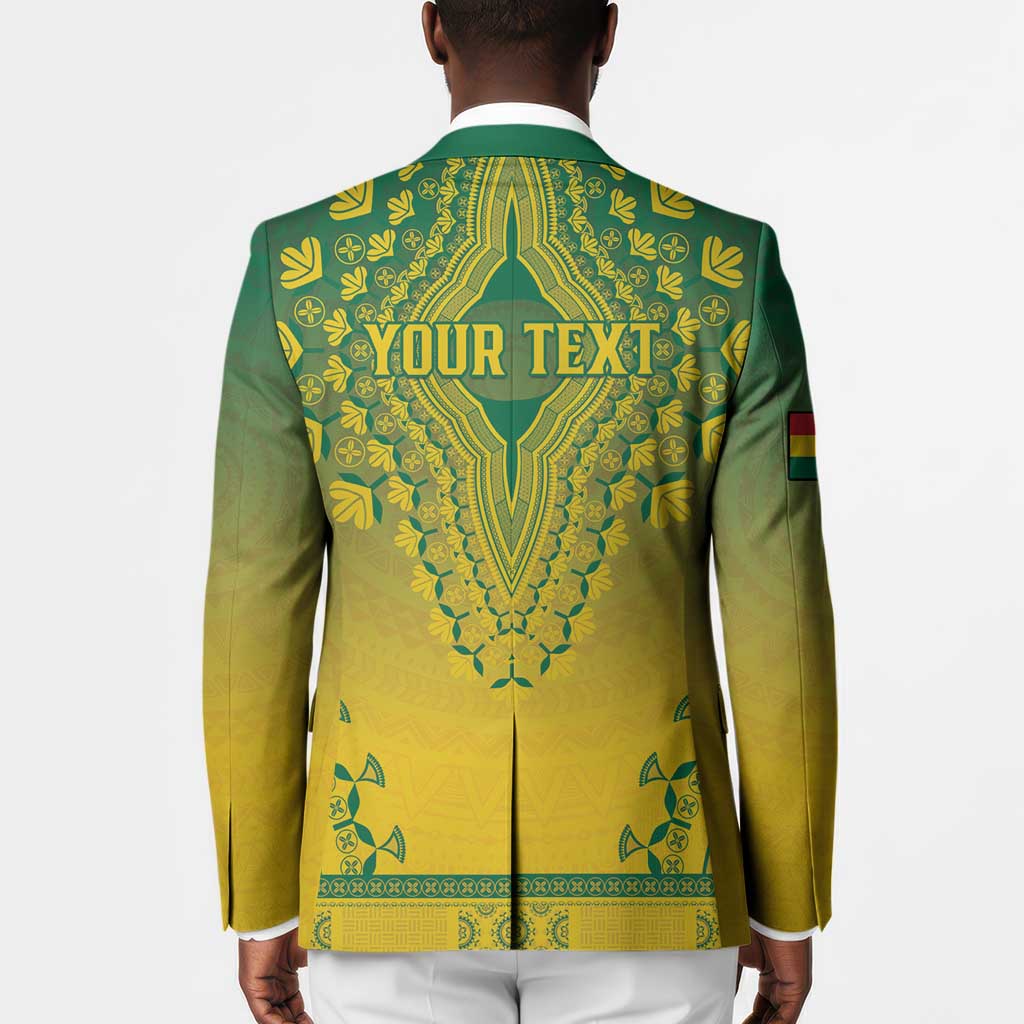 Personalized Ghana African Dashiki Blazer