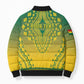 Personalized Ghana African Dashiki Bomber Puffer Jacket
