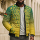 Personalized Ghana African Dashiki Bomber Puffer Jacket