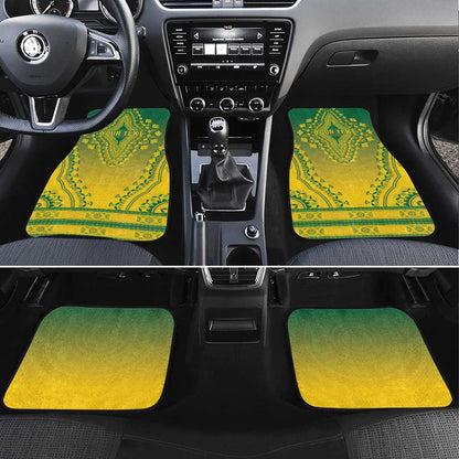 Personalized Afro Ghana Car Mats African Dashiki Style - African Pride
