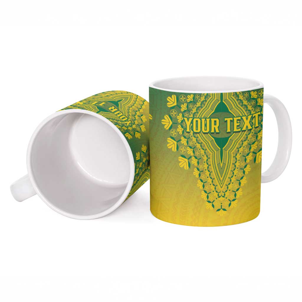 Personalized Ghana African Dashiki Ceramic Mug