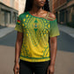Personalized Ghana African Dashiki Cross Shoulder Shirt