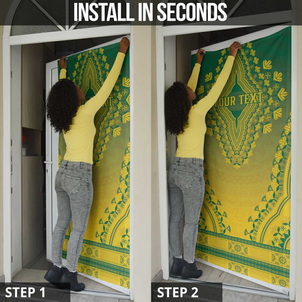 Personalized Ghana African Dashiki Door Cover