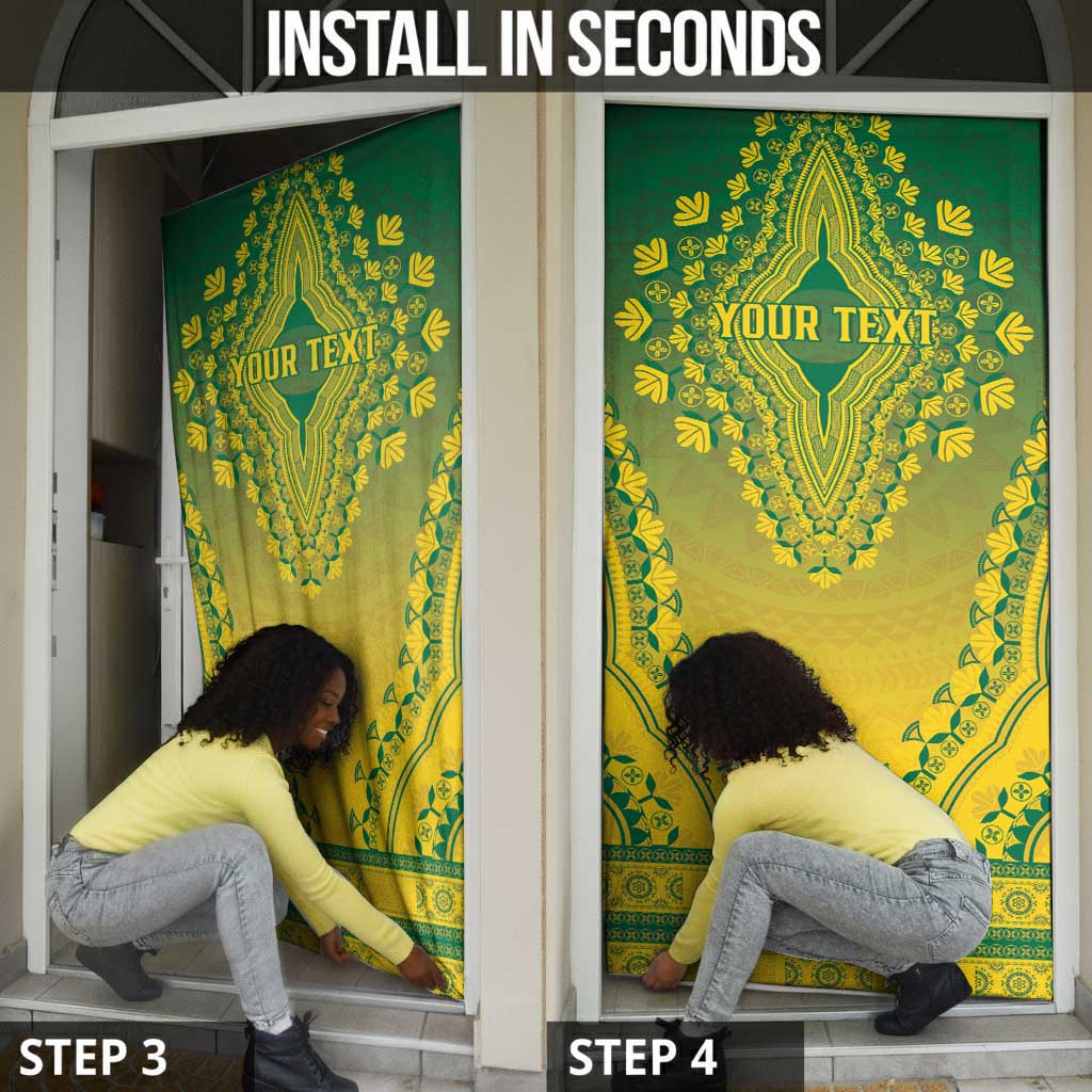 Personalized Ghana African Dashiki Door Cover