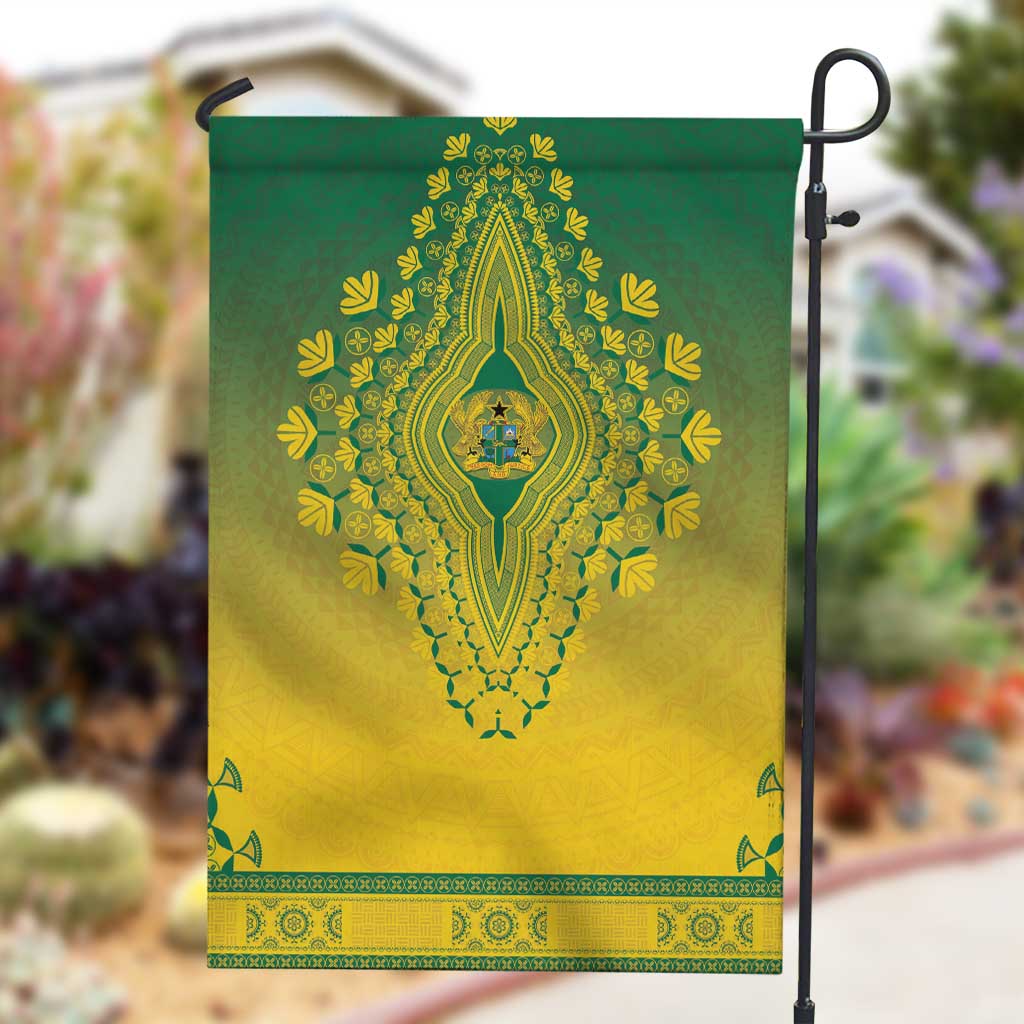 Afro Ghana Garden Flag African Dashiki Style - African Pride