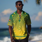 Personalized Afro Ghana Hawaiian Shirt African Dashiki Style - African Pride