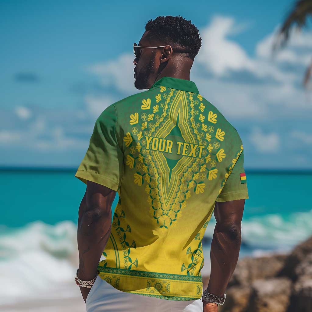 Personalized Afro Ghana Hawaiian Shirt African Dashiki Style - African Pride