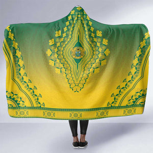 Afro Ghana Hooded Blanket African Dashiki Style - African Pride