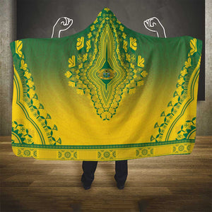 Afro Ghana Hooded Blanket African Dashiki Style - African Pride