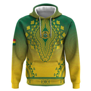 Personalized Afro Ghana Hoodie African Dashiki Style - African Pride