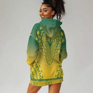 Personalized Afro Ghana Hoodie Dress African Dashiki Style - African Pride