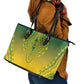 Afro Ghana Leather Tote Bag African Dashiki Style - African Pride
