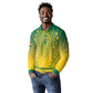 Personalized Afro Ghana Long Sleeve Polo Shirt African Dashiki Style - African Pride