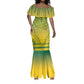 Personalized Afro Ghana Mermaid Dress African Dashiki Style - African Pride