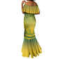 Personalized Afro Ghana Mermaid Dress African Dashiki Style - African Pride