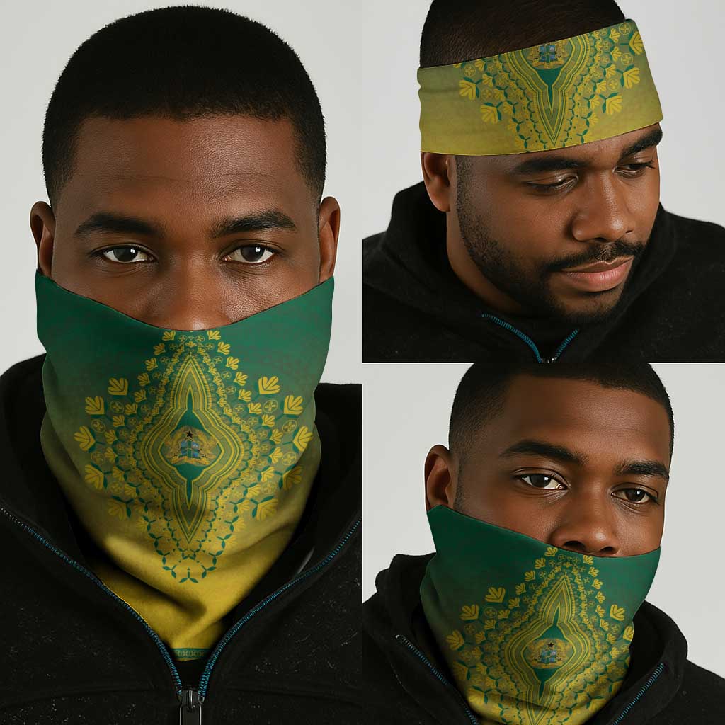 Afro Ghana Neck Gaiter African Dashiki Style - African Pride
